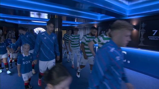 Celtic fans made sure to add a bit of colour to Glasgow Derby at Ibrox today 👀🇮🇪
