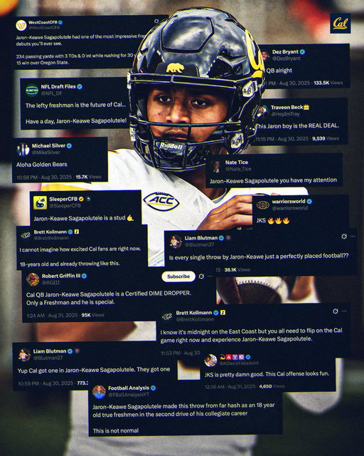 Talk of the Town 🗣️

#SmartAndTough #GoBears 