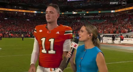 Carson Beck says Miami taught him how to love football again ❤️ 

