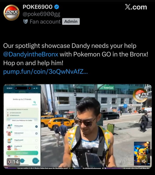 Appreciate the shoutout, but just to be clear, I’m not associated with any meme coin or crypto projects. Please don’t buy any type of crypto thinking it’s connected to me. If you want to support, the best way is just by watching the show or coming to events! 