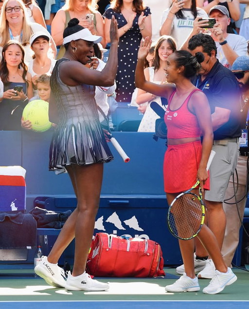 Leylah Fernandez and Venus Williams haven’t lost a set all tournament as they advance to the US Open quarterfinals 🎾🔥💪 