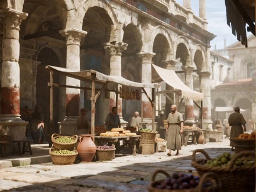 Input: “What foods were eaten in the Roman Empire?”
Output: 