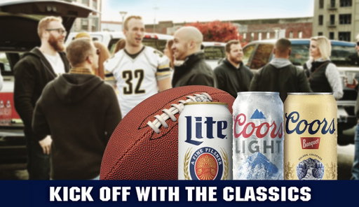 Miller Lite, Coors Light, and Coors Banquet are ready on the sidelines for all the football fun this season—cheers to cold six packs and great games! 

#CBC #MillerLite #CoorsLight #CoorsBanquet #FootballSeason 