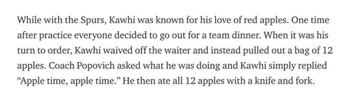 The signs with Kawhi were always there 