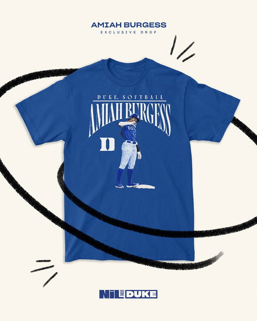 New exclusive drop for Amiah Burgess @amiahburgess10 ! Get ready to support her and @DukeSOFTBALL in the spring! 

Shop now: https://t.co/1TQOTXYS80

#nil #dukesoftball #collegesoftball 