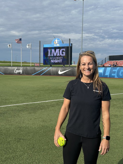 A big day for the game and an even bigger step for the future. 🥎

IMG Academy Softball showed up strong at @theauslofficial's game, continuing our partnership with purpose. 