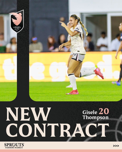 📰 Angel City FC has signed star defender Gisele Thompson to a new contract through 2029.

Full details here:https://t.co/x7Gk6XVMSW 