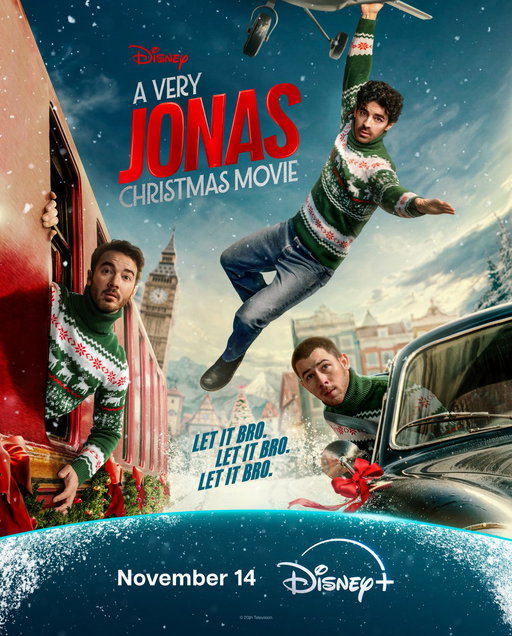They’ll be home for Christmas - by any means necessary. A Very Jonas Christmas Movie premieres November 14, only on Disney+. 