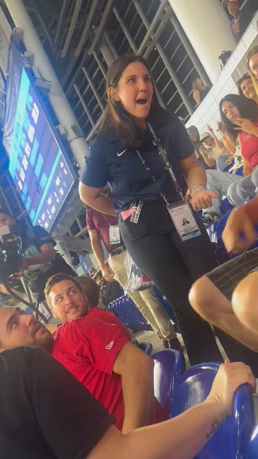 The Marlins gave this young fan some gifts after the woman took the ball from him and the crowd cheered. He is at the game celebrating his birthday  