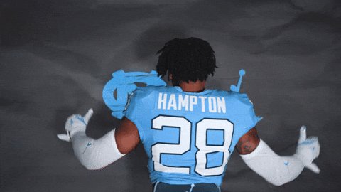 Seeing another top all time #Unc running back Omarion Hampton strive with #Chargers is heart warming.
Fun fact: Hampton averaged just under 140 rushing a game his final season with the #Tarheels 
Interesting to see how the #Chiefs deal with such a tough runner. #chargersvschiefs 