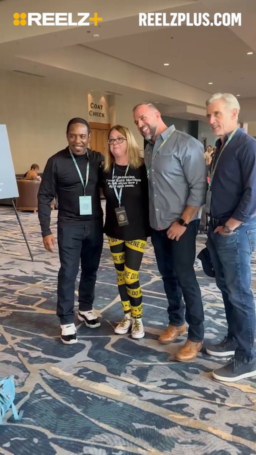 Dan, Curtis, and Rizzo showing love to the fans at #CrimeCon2025—are you watching On Patrol: Live tonight? 👮🔥 #OPLive #OPNation #REELZ #REELZPlus 