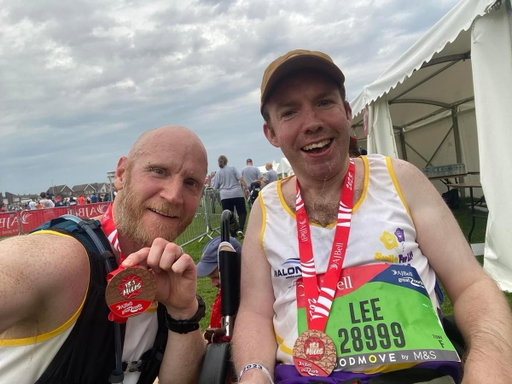 Good luck to everyone running the Great North Run today! 🏃♂️

 I loved doing it myself — still wore the medal for a week afterwards (even to Tesco). 

Proud to be from the North East and to have been part of such an iconic day. 💪✨ 

#GreatNorthRun #GeordiePride 
