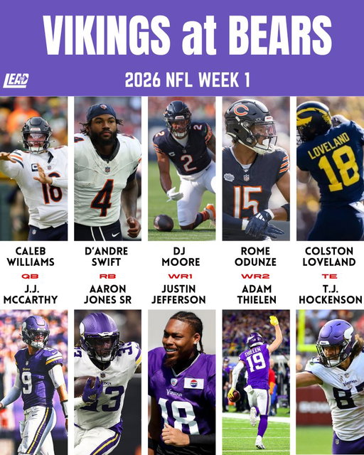 As we kickoff the first Sunday of the NFL Season - We look ahead to the first Monday Night Football matchup of the year. 

#NFLKickoff 