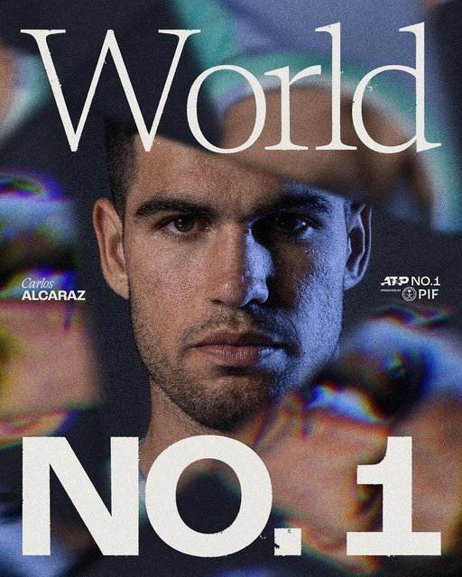 Good morning to Carlos Alcaraz and Carlos Alcaraz only 🥇

Your World No. 1 in the PIF ATP Rankings.

@carlosalcaraz | #USOpen 