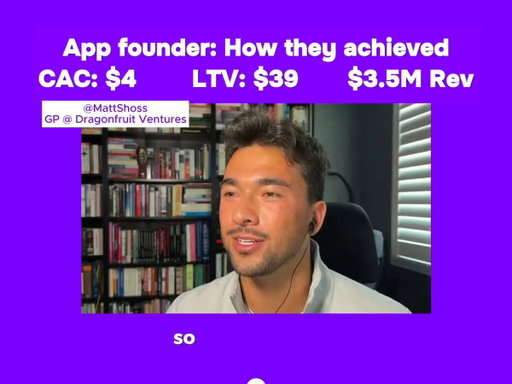 this startup has:
- 400,000 users
- CAC of $4
- LTV of $39
- Revenue of $3.5M

how?

B2B unlocks.

Listen to @lilmaplemax chat about @meetblossomapp’s strategy! 