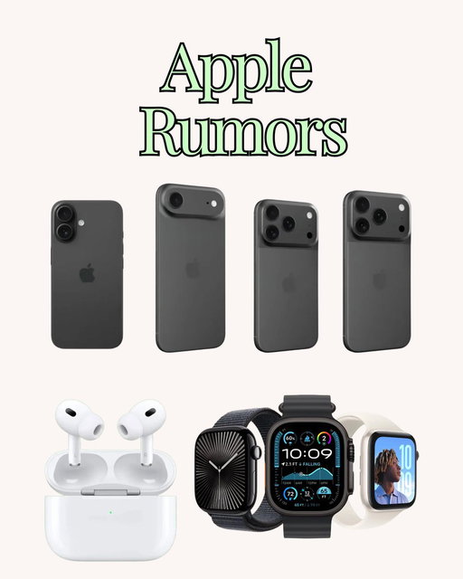 Getting ready for Apple’s latest lineup. Here are some rumors:
• 17 Air 
• 17 Pro 
• iPhone 17 
• New Watches 
• New AI update

I'll be live at Apple's “Awe Dropping” Event, so check back tomorrow! 