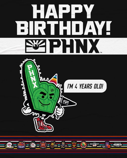 4 YEARS OF PHNX!

Thank you to everyone who has tuned in and supported, we wouldn’t be here without you 🫶🥳 