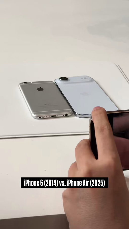 iPhone 6 (2014) vs. iPhone Air (2025) 😳 