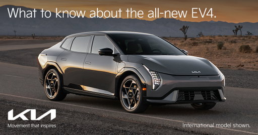 The Kia EV4 redefines what’s possible on every drive. Discover the freedom of extended electric range, intuitive technology, and smart efficiency.

https://t.co/nxOK6CtO7d 