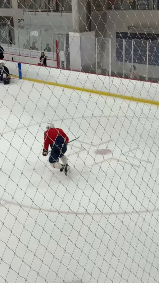 I love that Ovi stops 3 feet before the line every time during a bag skate. So sick  