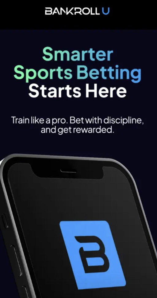 Sports betting has lacked a true education and development platform… until now.

That’s why we’re partnering with @the_bankrollu.

With Bankroll U you can manage a virtual bankroll, anything form $200 to $20,000. You practice strategy inside a sports book simulator, and prove your skills in a risk-free environment.

Pass their Bankroll Combine and you unlock the Pro Levels, where you can win real cash prizes by showing you know how to grow and manage a bankroll responsibly.

Bankroll U is not a sports book. It’s the first sports betting education and development platform built on the idea that learning by doing creates smarter, safer bettors. All while rewarding you with real cash while you learn.

 Here is how it woks: