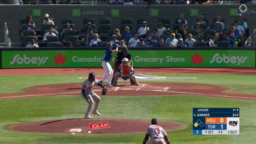 Jose Altuve INTENTIONALLY drops this pop up 