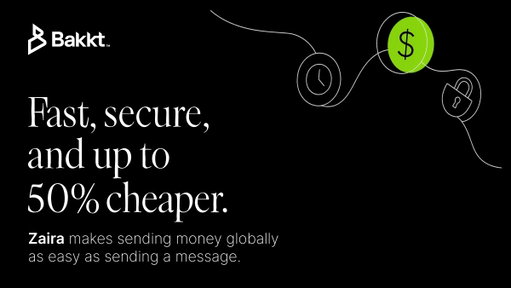 Zaira makes sending money globally as easy as sending a message.

US users will soon be able to send in:
🇺🇸 US Dollar
🇪🇺 Euro
🇬🇧 British Pound
🇮🇳 Indian Rupee

Fast, secure, and up to 50% cheaper.

👉 Join the waitlist for early access: http://zaira.bakkt.com/ 