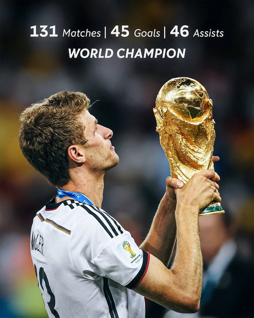 Happy birthday to the legend, Thomas Müller! 🌟🏆

📸 Imago

#DFB #GermanFootball #GermanMNT 