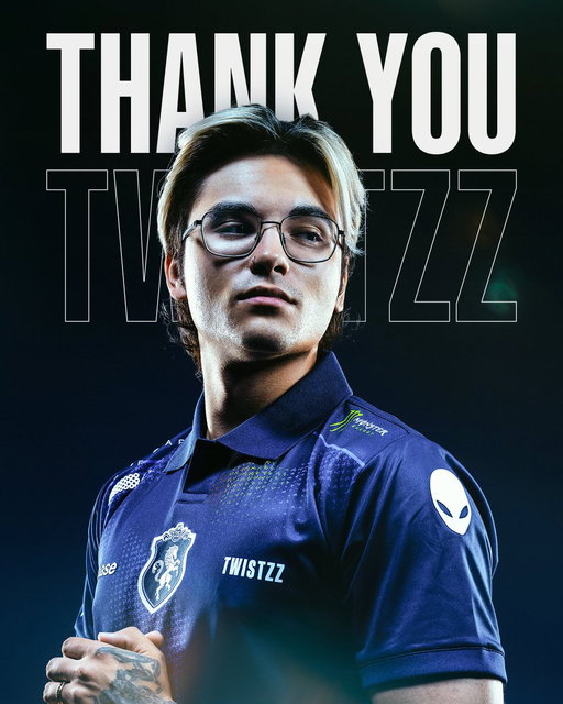 After two years back on Team Liquid, @Twistzz will be transferring from our team at the end of Fissure.

We want to thank Russ for his flexibility, adapting to the roles we needed him in and working hard to achieve his best every time he joined the server 💙 