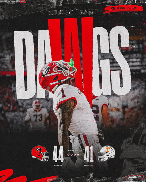DAWWWWWWWWWGS ON TOP

#GoDawgs 