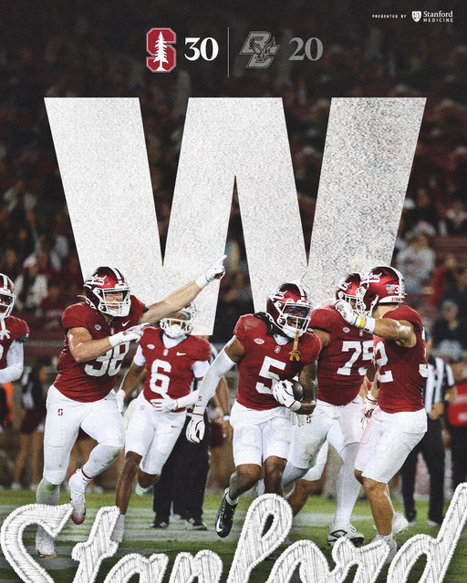 ‼️ DUB ‼️

#GoStanford 