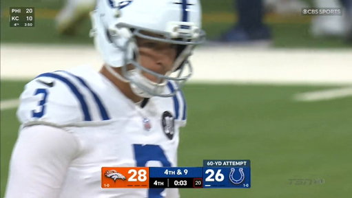 Lucky for Arizona. They won their game. Denver had to fly home after this. 