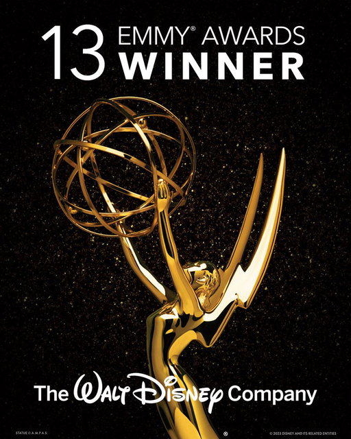 Congratulations to all the 13 Emmy® wins from across The Walt Disney Company. 