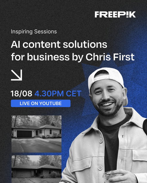 Live from New York:  Inspiring Session with @chrisfirst 

Will our host know the key to mastering Nano Banana? We're spoilling the ending: Yes!

Thursday, 4.30 P.M CET, only on YouTube 