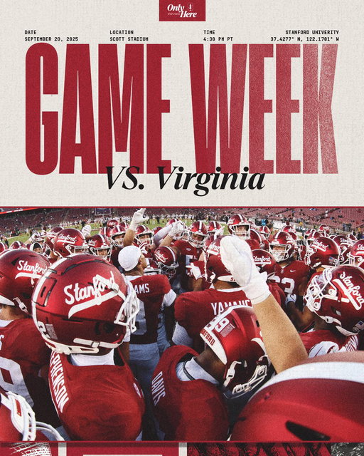 Momentum packed, bound for Virginia. 💼

🆚 Virginia
📅 Saturday, Sept. 20
📍Scott Stadium
⏰ 4:30p PT
📺 @accnetwork 