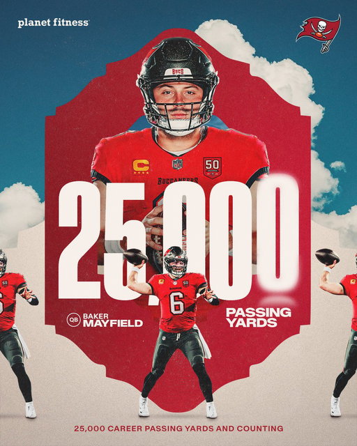 25K for Baker Mayfield.

And plenty more to come in red and pewter 🏴‍☠️ 