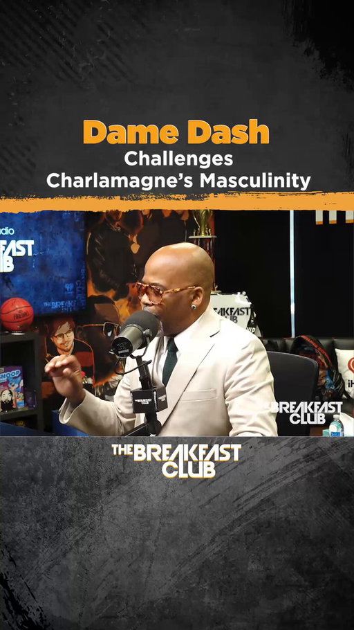 Dame Dash @duskopoppington goes straight for @cthagod and challenges his masculinity. 'I just kinda think you're gay 🏳️‍🌈' 👀 Check out the full interview on YouTube! 