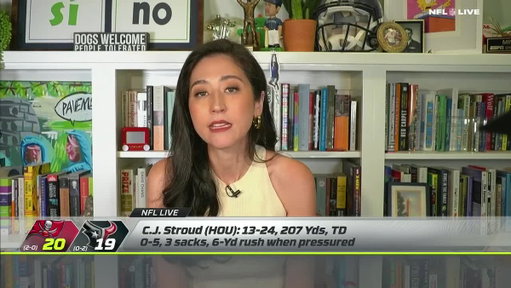 "This is an operational issue. ... It's the quarterback, it's the scheme, it's the players as well."

Mina Kimes speaks on the Texans needing to make life easier for C.J. Stroud ✍️ 