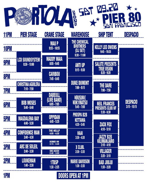 Updated set times for this weekend are here and in the app! Ok byeeeeee! 