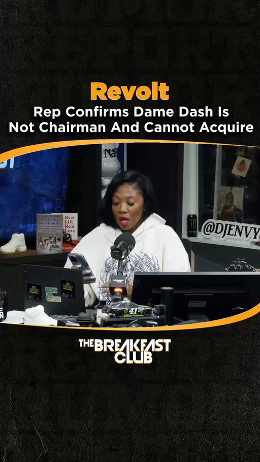 The Dame Dash saga continues! After Dame’s interview on our show yesterday,  he announced he was the Chairman of Revolt, and a Revolt rep has since confirmed that this was a fabricated story. 👀 Tap in as @lorenlorosa has the latest! 