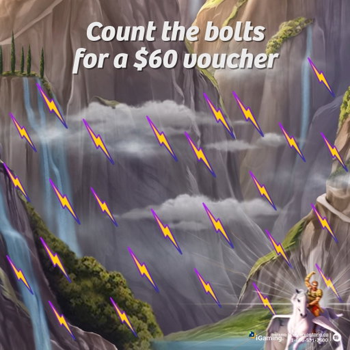 ⚡Ready for a shocker? We’re giving away 𝐭𝐡𝐫𝐞𝐞 $𝟔𝟎 𝐀𝐦𝐚𝐳𝐨𝐧 𝐯𝐨𝐮𝐜𝐡𝐞𝐫𝐬!⁣
Just count how many lightning bolts Hercules collects and you could be a winner!⁣
_____________⁣  ⁣
Three selected winners will be announced on 24th September to each win a $60 Amazon voucher.  ⁣
Winners must message us to redeem. Voucher not exchangeable for cash.