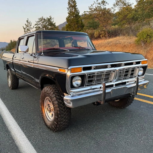 A Raven Black legend fully reborn 🛞💨 This '77 Ford F-250 4×4 just got the full frame-off treatment!

5 Days Left 🔗 Learn more @ https://t.co/xuz3B2PbmH

Fresh paint, red interior, and a 351 V8 backed by a 4-speed manual. Built to work, restored to impress, and ready to make its mark on @BringATrailer 🚨