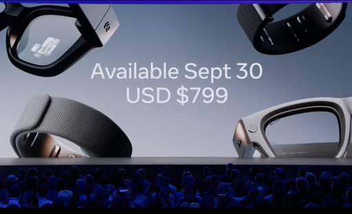 Wow, $799 for Meta's new screen-equipped Ray Bans AND the neural wrist band. That's way less than I expected. Can't wait to test these. 