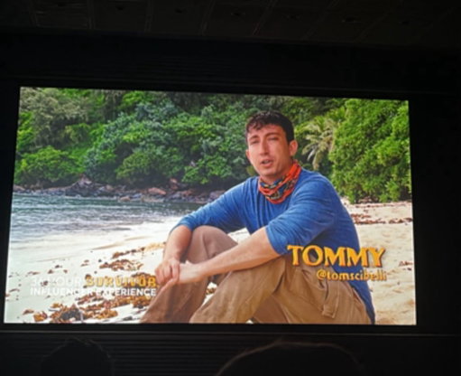 Watching myself on Survivor on a big screen. Pinch me! @survivorcbs 