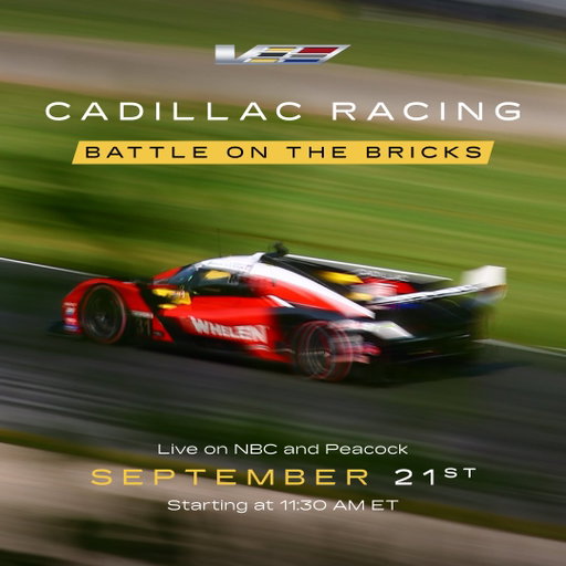 Legends are built brick by brick in Indy. Tune in to the Battle on the Bricks at 11:30 ET September 21 on NBC and Peacock. #CadillacRacing #BattleOnTheBricks 