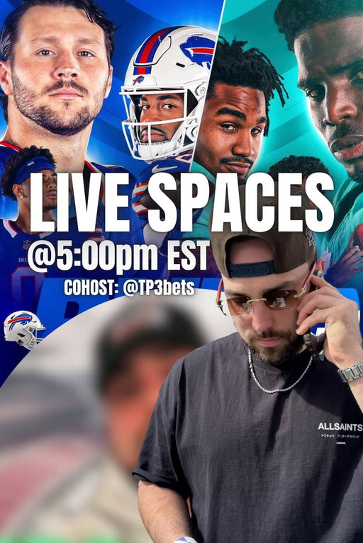 🚨Join @TP3bets @ 5:00pm EST🚨

He will be breaking down:
🏈MNF 🐬vs🦬
✅ATD Scorers to look for👀
‼️SoBet 7 Day Picks Contest🇺🇸

👇Hit the tweet below and set a reminder!