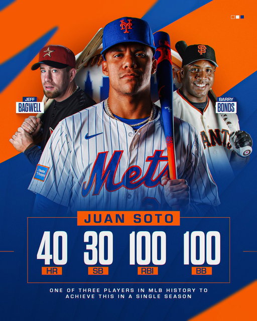 An incredible first season in Queens continues.

@JuanSoto25_ | #LGM 