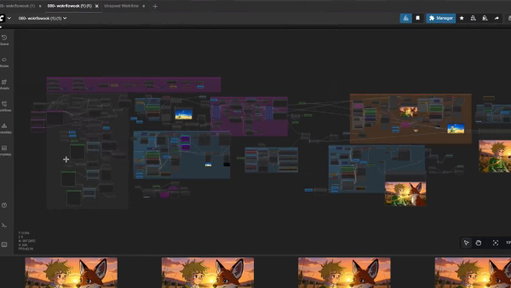 This is probably the most complex workflow I’ve ever built, only with open-source tools. It took my 4 days.
It takes four inputs: author, title, and style; and generates a full visual animated story in one click in @ComfyUI . I worked on it for four days. There are still some bugs, but here’s the first preview.

Here’s a quick breakdown:
- The four inputs are sent to LLMs with precise instructions to generate: first, prompts for images and image modifications; second, prompts for animations; third, prompts for generating music.
- All voices are generated from the text and timed precisely, as they determine the length of each animation segment.
- The first image and video are generated to serve as the title, but also as the guide for all other images created for the video.
- Titles and subtitles are also added automatically in Comfy.
- I also developed a lot of custom nodes for minor frame calculations, mostly to match audio and video.
- The full system is a large loop that, for each line of text, generates an image and then a video from that image. The loop was the hardest part to build in this workflow, so it can process either a 20-second video or a 2-minute video with the same input.
- There are multiple combinations of LLMs that try to understand the text in the best way to provide the best prompts for images and video.
- The final video is assembled entirely within ComfyUI.
- The music is generated based on the LLM output and matches the exact timing of the full animation.
- Done!

For reference, this workflow uses a lot of models and only works on an RTX 6000 Pro with plenty of RAM.

My goal is not to replace humans, as I’ll try to explain later, this workflow is highly controlled and can be adapted or reworked at any point by real artists! My aim was to create a tool that can animate text in one go, allowing the AI some freedom while keeping a strict flow.

I don’t know yet how I’ll share this workflow with people, I still need to polish it properly, but maybe through Patreon.

Anyway, I hope you enjoy my research, and let’s always keep pushing further! :)