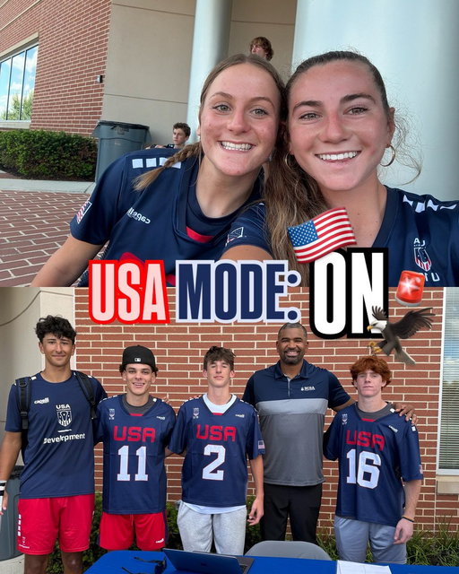 Red, white, blue &amp; proud 🤩

Luca M., Paige H., George C., and Francisco W. with U19 Team USA, plus Christian C. with U15 Team USA — proudly representing on the international stage. 

We couldn’t be prouder of our IMG Academy athletes repping the USA 🇺🇸❤️💙 