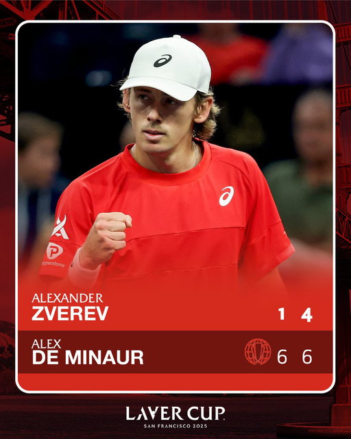 Getting it done 👊

A dominate performance by Alex de Minaur keeps Team World in the competition. 

#LaverCup 